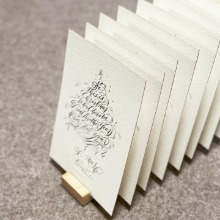 Letterpress Card - Christmas Tree